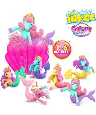 Buy Inkee Galupy Mermaid Bathing Ball Surprise Inside Mussel Shape Mermaid Figures & Cotton Candy Aroma | Ideal Gift for Kids International Shipping Available - Buy Online on GoSupps.com