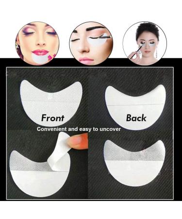 ADAMAI 100pcs Professional Disposable Eyeshadow Shields for Under Eye Gel Pad Patches - Ideal for Eyelash Extensions & Lip Makeup - Buy Online on GoSupps.com