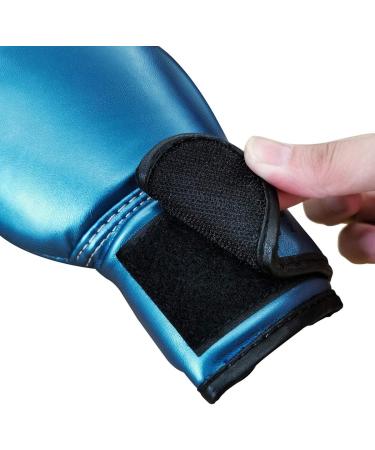 Luniquz Kids Boxing Gloves 4-8 oz | Youth Punching Bag Gloves for Boys & Girls | Blue Sparring Gloves - 6 oz - Buy Online on GoSupps.com