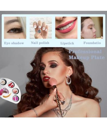 Tsathoggua Professional Makeup Palette And Spatula Upgrade Mixing Make Up Palette Stainless Steel Cosmetic Palette With Spatula For Mixing Makeup Cosmetics Or Nail Art - Buy Online on GoSupps.com