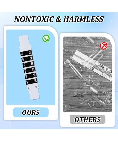 20 PCS Forehead Thermometer Indicator Strip Liquid Crystal Display Safe Non-Toxic Easy to Use Suitable for Baby Kids and Elderly Ideal Select for Home Travel or The Workplace - Buy Online on GoSupps.com