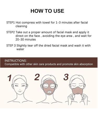 2023 New Tearing Mask Peel - Peel off Mask Peel off Face Mask Oil Control Blackhead Remover Mask Face Mask For Exfoliate Clean Dead Skin Shrink Pores - Buy Online on GoSupps.com