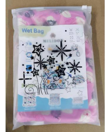 MIXIDON Waterproof Wet Dry Bag for Swimsuits & Cloth Nappies | Baby Items Organizer Bag | Pattern 7 - Buy Online on GoSupps.com