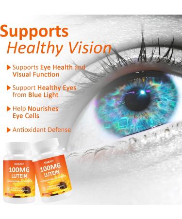 Lutein and Zeaxanthin Supplements with Astaxanthin 50MG Eye Vitamins - Premium Lutein for Eye Vision Support 60 Capsules 60 Count (Pack of 1) - Buy Online on GoSupps.com