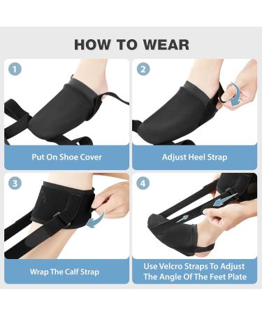 Night Splint Brace for Plantar Fasciitis & Achilles Tendonitis | Heel Pain Relief Foot Splint Support - Shop Internationally - Buy Online on GoSupps.com