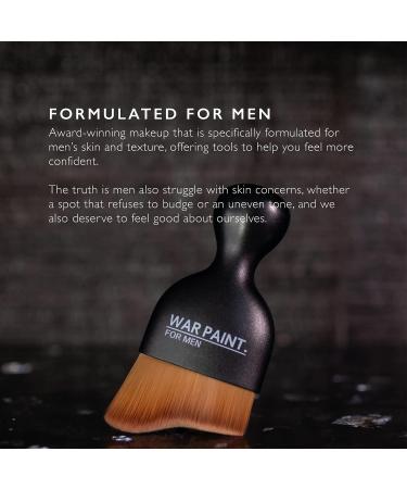 War Paint For Men Angled Makeup Brush - Vegan & Cruelty-Free - Buy Online on GoSupps.com