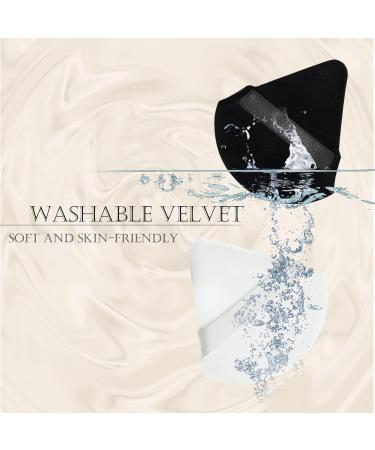 Triangle Powder Puff Set - 6 Soft Velour Makeup Puffs for Loose & Body Powder | Bvcewilty - International Shipping Available - Buy Online on GoSupps.com