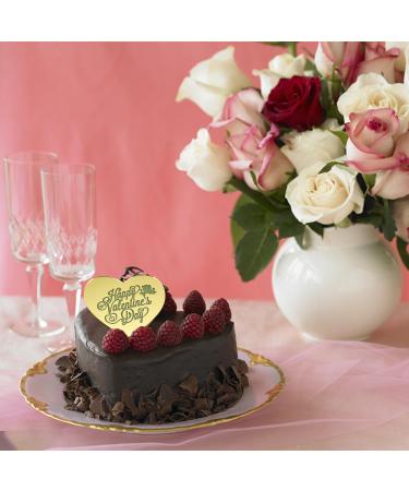 30Pcs Happy Valentine's Day Cupcake Topper Acrylic Cake Disc Mirror Heart Cake Topper Engraved Valentines Cake Topper Heart Picks Cupcake Decorations for Wedding Valentine's Day Gifts Party 30pcs Heart Cake Topper - Buy Online on GoSupps.com