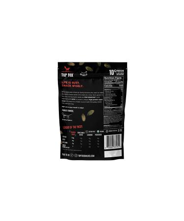 Top Fox Organic Pumpkin Seeds | Keto & Vegan Friendly Chile Lime Snacks | Gluten Free, 3.5 oz Pack (6) - Buy Online on GoSupps.com
