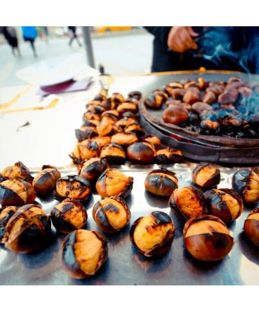 Buy Titiz Cooked Ready-to-Eat Chestnuts (24x125g) - Tender Sweet Vegan Gluten-Free Party Snack - Buy Online on GoSupps.com