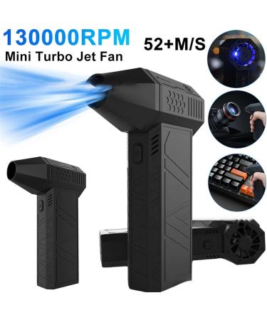 Mini Jet Fan Multi-Purpose Jet Hair Dryer Compact High Speed Turbo Jet Hair Dryer Portable Rechargeable High Capacity Battery And Quick Charge Function Car Hair Dryer For Car Computer Keyboard - Buy Online on GoSupps.com