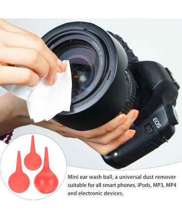 Milist Ear Wax Remover - 3Pcs Hand Pear Spray Squeeze Bulb - Red 30ml/60ml Ear Nose & Camera Cleaning Tool - Buy Online on GoSupps.com