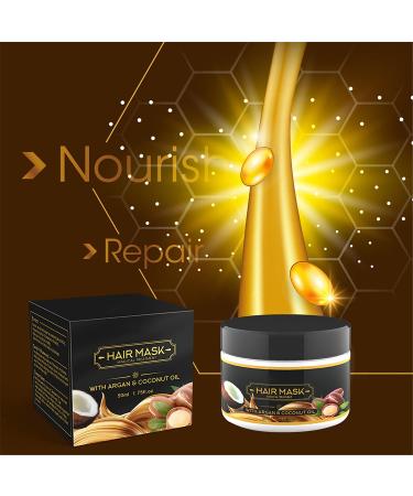Shiny Hair Instant Keratin Repair Mask - Professional Conditioner for Dry & Damaged Hair - Advance Hair Roots Treatment (1PC) - Buy Online on GoSupps.com