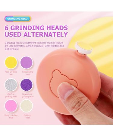 Hoement 1 Set Nail Grinder Safe Nail Trimming Tool Nail Polishing Accessory Safe Adults Nail Kit Electric Nail Trimmer Nail Trimmer Safe Polishing Kit Manicure Kit 7X7X3CM Orange - Buy Online on GoSupps.com