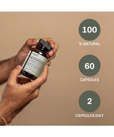 Haelf Hair Growth Nutraceutical (30 Days) Hair Growth Nutraceutical Capsules Daily treatment for Men & Women Specially developed and coordinated formula - Buy Online on GoSupps.com