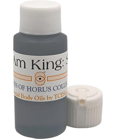 I Am King: SJ - Type For Men Scented Body Oil Fragrance Flip Cap - Grey - 1 oz. - ID#25202 1 Fl Oz (Pack of 1)
