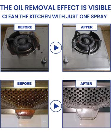 WOSLXM Japanese Multi-Purpose Cleaner Spray Kitchen Foam Cleaner All-Round Kitchen Cleaning Foam Bubble Cleaner Foam Spray Multifunctional Oil Stain Remover Cleaning Spray (1PCS) - Buy Online on GoSupps.com