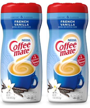  Nestl Nestle Coffee Mate 2-Pack French Vanilla Coffee Tins 425g - Buy Online on GoSupps.com