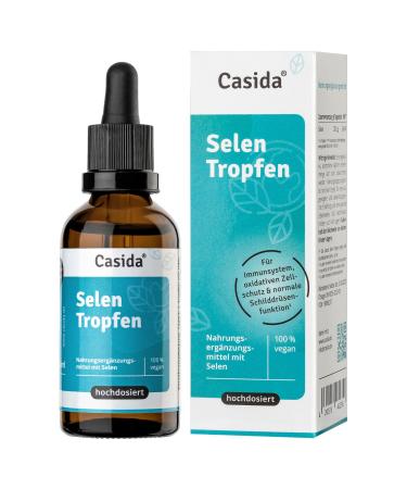 Casida Casida High-Dose Selenium Drops Sodium Selenite Vegan & Free from Undesirable Additives 50 ml