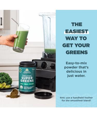 Ancient Nutrition Bone Broth Protein Powder Salted Caramel 20 Servings + Organic Supergreens Powder Greens Flavor 25 Servings - Buy Online on GoSupps.com