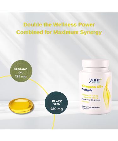  Zane VITALe Zane Oregano Oil+ Capsules of oregano and black seed oil with carvacrol and thymoquinone Food supplement. S - Buy Online on GoSupps.com