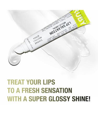 Ruby Kisses Salvation Lip Gloss - Lightweight Juicy Shine Menthol Infused Conditioning Treatment for Deep Hydration & Healing - Buy Online on GoSupps.com