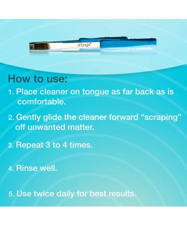 Dr. Tung's Tongue Cleaner - 1 Count (Colors May Vary) | Pack of 1 - Buy Online on GoSupps.com