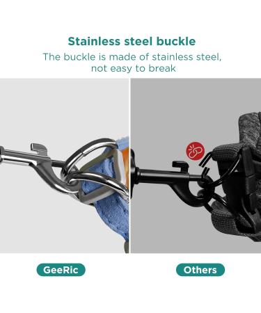 Geeric Cat Dishes & Escape Proof Harness Set - Adjustable Cat Dishes for Small Cats with Reflective Stripes | Shop Internationally - Buy Online on GoSupps.com