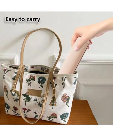 Travel Makeup Brush Holder & Cosmetic Pouch - Silicone Small Bag for Women - Creamy White - Buy Online on GoSupps.com