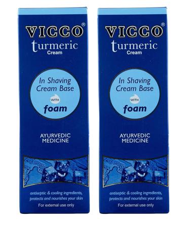 VIC CO Turmeric Shaving Cream And Foam(Pack Of 2)