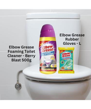 Bathroom Cleaner Bundle Products 10pcs | Elbow Grease Toilet Cleaner Stain Remover Spray Extra Long Rubber Gloves Microfibre Cloths Duzzit Wipes and more! Includes Sinta Gifts Pen - Buy Online on GoSupps.com