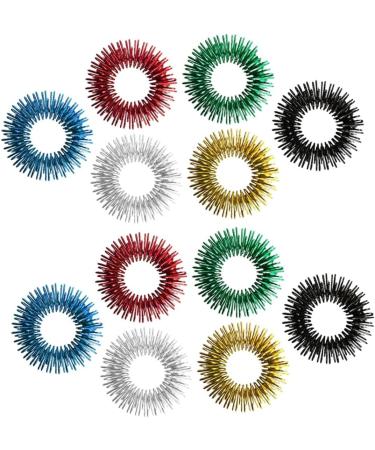JECOMPRIS Sensory Finger Rings & Roller Toy Set for Kids - Acupressure Massager Tool Mini Toys for Children 2.8*2.8cm - Buy Online on GoSupps.com