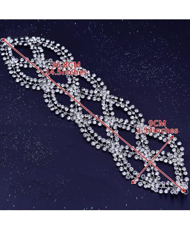 HONGMEI Rhinestone Bridal Headband - Crystal Wedding Hair Piece for Brides - Buy Online on GoSupps.com