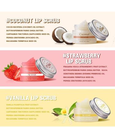 Lip Scrub Lip Exfoliating Scrub Lip Scrub Lip Exfoliator Lip Care Repair and Reduce Lip Wrinkles for Chapped and Dry Lips (B 50g) - Buy Online on GoSupps.com