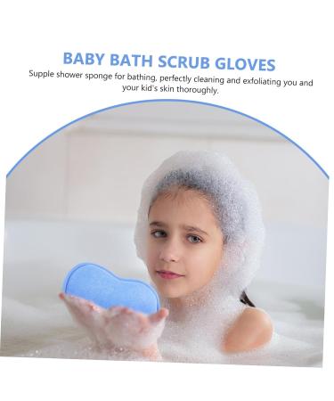 Housoutil 16 Pcs Children s Bath Sponge Set - Double Sided Body Scrubber Shower Loofahs Face Powder Puff - Eco-Friendly Plant Fibres - Perfect for Kids 14.5x9.5cm - Buy Online on GoSupps.com