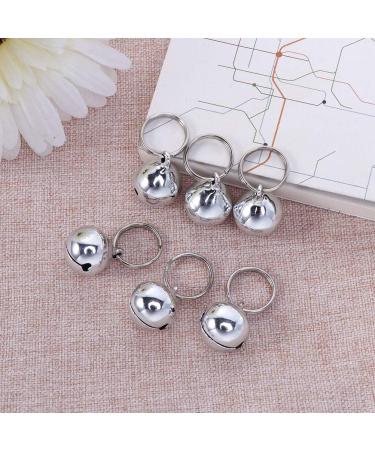 POPETPOP 5pcs Dog Cat Bells Dog Charm Bells with Key Rings Save Birds Wildlife for Collars Necklace Pendant Accessories - Buy Online on GoSupps.com