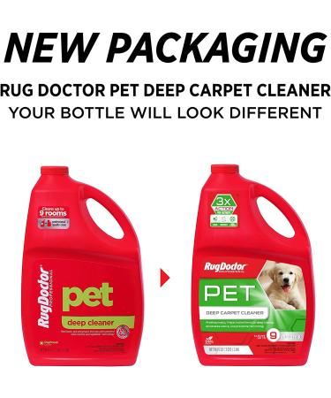 Rug Doctor Pet Carpet Cleaner 96 oz | Pro-Enzymatic Formula with 3X Action | Professional Grade for Pet Stains & Odors | Concentrated Solution - Buy Online on GoSupps.com