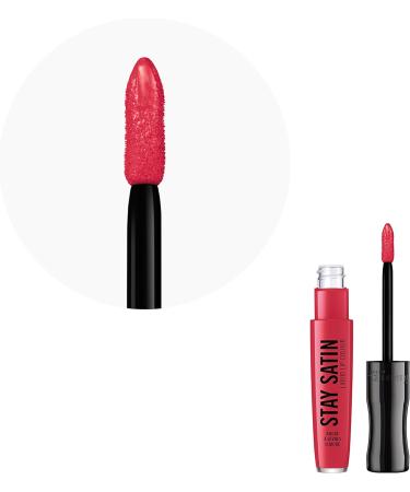 Rimmel London Stay Satin Liquid Lipstick Scrunchie 600 - Long Lasting Satin Finish - Buy Online on GoSupps.com
