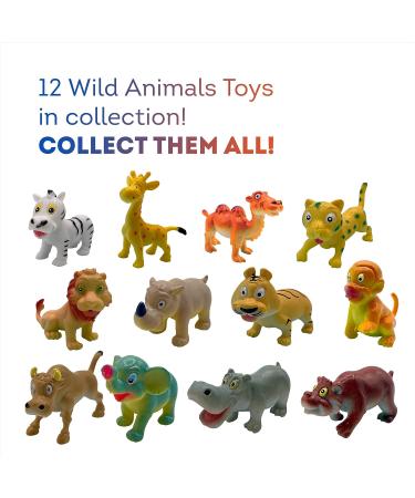 Kids Relaxcation Soap Set with Funny Animals Toys Inside - Lemon, Strawberry, Green Apple, and Rose scents - Moisturizing Children's Skin - Handmade in USA - Collect All 12 Wild Animals Toys - Buy Online on GoSupps.com