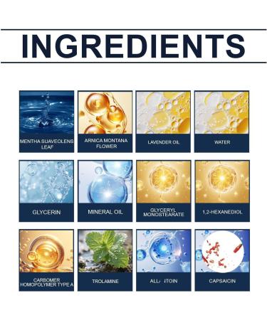 Bicotand CapsaCare Relief Cream - with Capsaicin & Arnica Menthol Muscle & Joint Cream Soothing Massage Gel for Feet Hands Legs and Waist 1 PCS - Buy Online on GoSupps.com