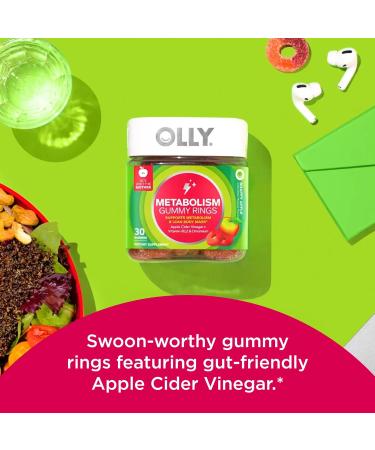 OLLY Ultra Strength Hair Softgels Supports Hair Health Biotin Keratin & Metabolism Gummy Rings Apple Cider Vinegar Vitamin B12 Chromium - Buy Online on GoSupps.com