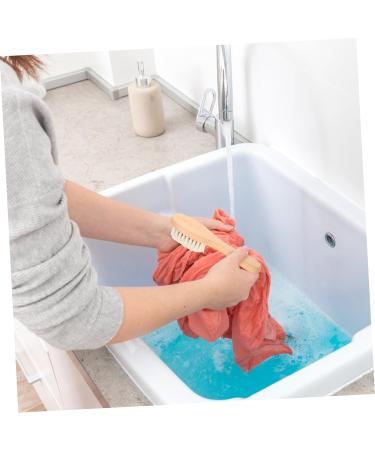 Multifunctional Laundry Brush - Cleaning Scrubbing & Stain Removal | Goat Hair Bristles for Clothes Furniture & Linen Care - Buy Online on GoSupps.com