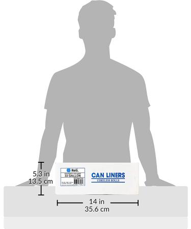 Reli. 33 Gallon Trash Bags Heavy Duty (250 Count) Made in USA - Black Garbage Bags 30-35 Gallon - Bulk Can Liners 33 Gallon - Buy Online on GoSupps.com