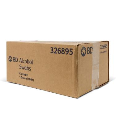 BD Alcohol Wipes 1-Ply, 70% Isopropyl Alcohol, 200 Individually-Wrapped Prep Pads - Pack of 1200 - Buy Online on GoSupps.com