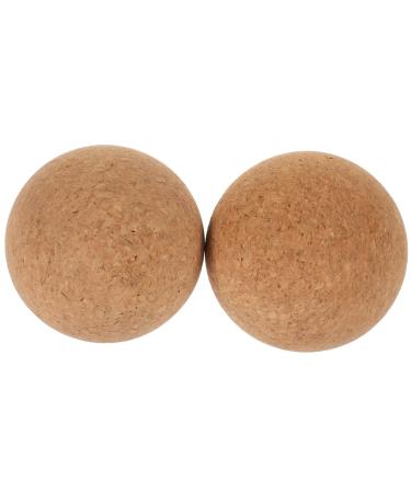Beaupretty Cork Massage Balls 2 Pack Deep Tissue Muscle Tension Ball For Trigger Point Muscle Soreness Yoga Foot Plantar Fasciitis