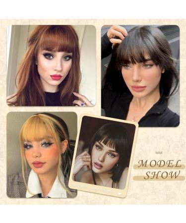 Sofeiyan 100% Remy Real Hair Bangs Clip-In - Natural Dark Brown Fringe Extensions for Women - Buy Online on GoSupps.com