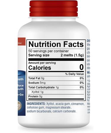 OraCoat XyliMelt Cinnamon Lozenges - 100 Count Bottle - Buy Online on GoSupps.com