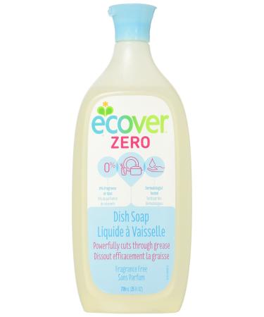 Ecover Natural Plant-Based Liquid Dish Soap Fragrance Free 25 Ounce