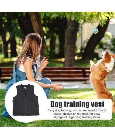 Dog Training Vest - Windproof Pet Trainer Vest with Multiple Bags | Summer Zip Jacket for Travel Fishing & Hunting - Buy Online on GoSupps.com