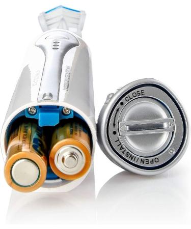 Triple Bristle Sonic GO Travel Toothbrush with Blue Brush Head Replacements - 3-Sided Toothbrush for Superior Cleaning - Buy Online on GoSupps.com